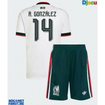 Meksiko Armando Gonzalez #14 Gostujuci Dres za djecu SP 2026 Kratak Rukav (+ Kratke hlače)